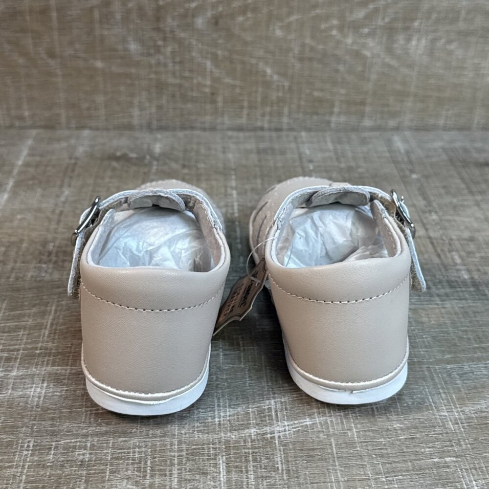 UNWORN Angel L’Amour Almond Genuine Leather Mary Jane Shoes Baby Toddler Girls 6 - Picture 7 of 11